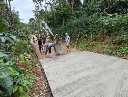 Gotong Royong Di TMMD Bukti Kemanunggalan TNI Dengan Rakyat