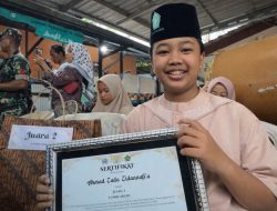 Senyum Bahagia Peserta Lomba Adzan Warnai Festival TPQ TMMD Reguler Ke-127 Kodim 0715/Kendal