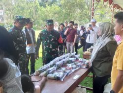 Jelang Hari Raya, Penutupan TMMD Gedong Di Warnai Dengan Pasar Murah