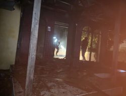 Rumah Perangkat Desa di Ngampel Ludes Terbakar, Kerugian Ditaksir Mencapai Rp70 Juta