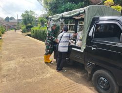 Jalan Mulus TMMD, Tak Hanya Warga Desa Gedong, Pedagang Sayur Keliling Pun Merasakan Manfaatnya