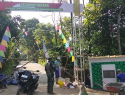 Jelang Penutupan TMMD, Gapura Peresmian Dan Prasasti Sudah Jadi