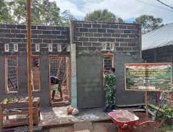 Terus Di Kebut Satgas TMMD, Pengerjaan Rumah Irwanto Hampir Selesai