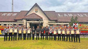 Satlantas Polres Lampung Utara Terima Penghargaan atas Keberhasilan Ungkap Pelaku Curat, Curas, dan Curanmor