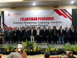 Pelantikan Pengurus DPC IKADIN Se-Jawa Tengah Digelar di Semarang, Ketua DPC IKADIN Kendal Sampaikan Komitmen Penguatan Organisasi